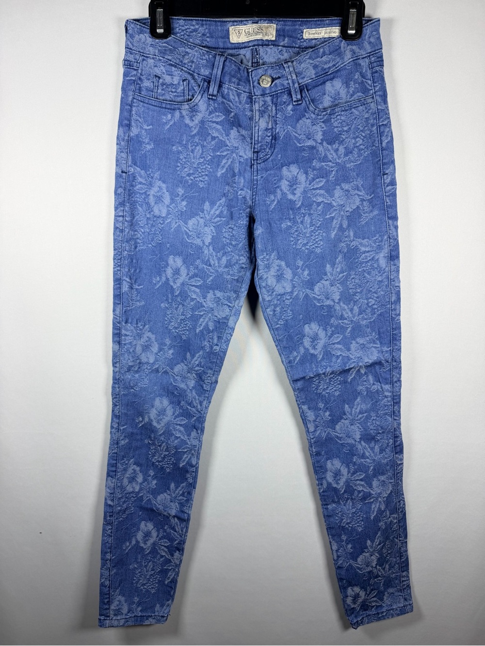 Guess Blue Floral-Print Women's Jeggings